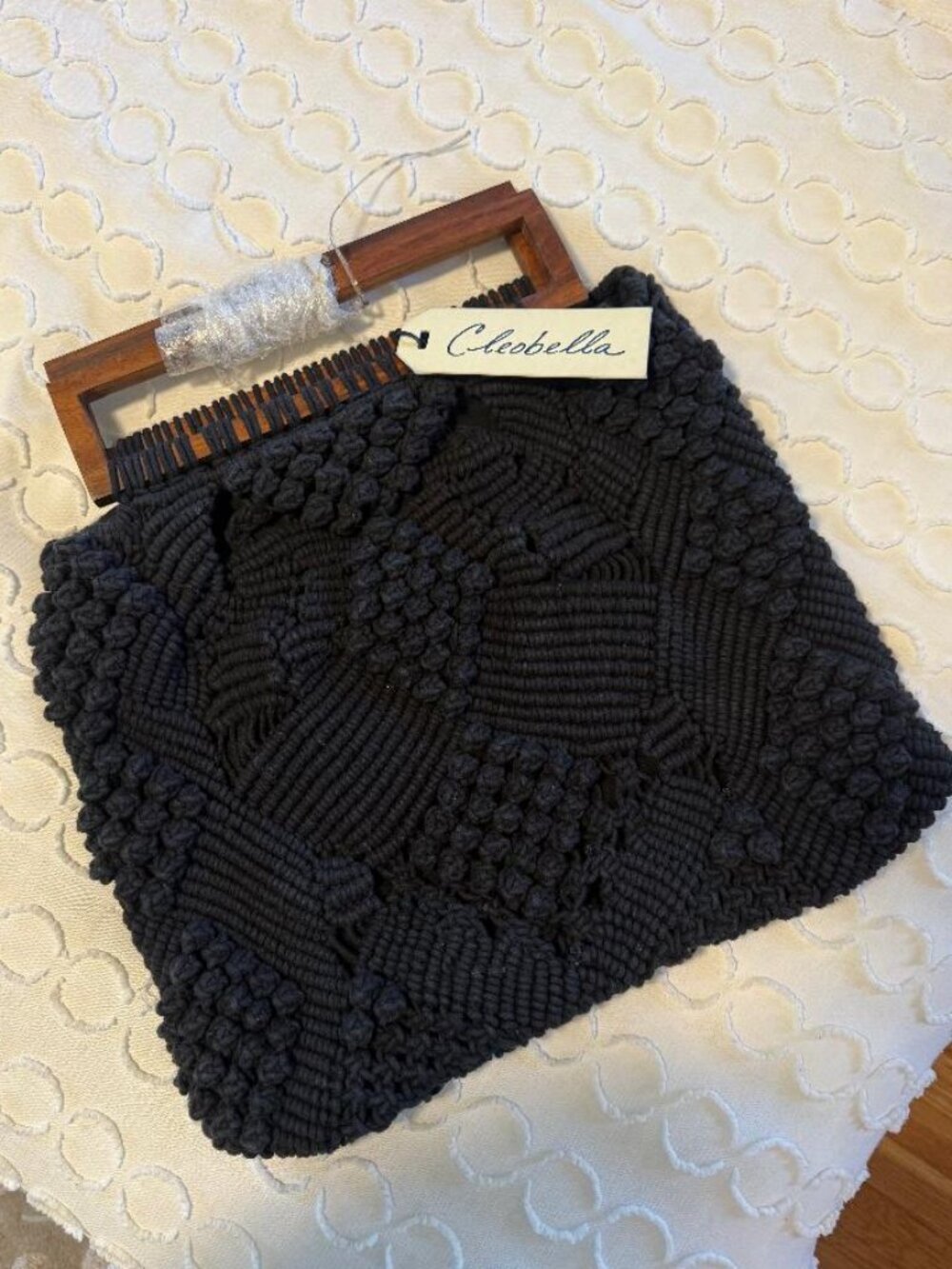 NWT Cleobella Woven Handbag